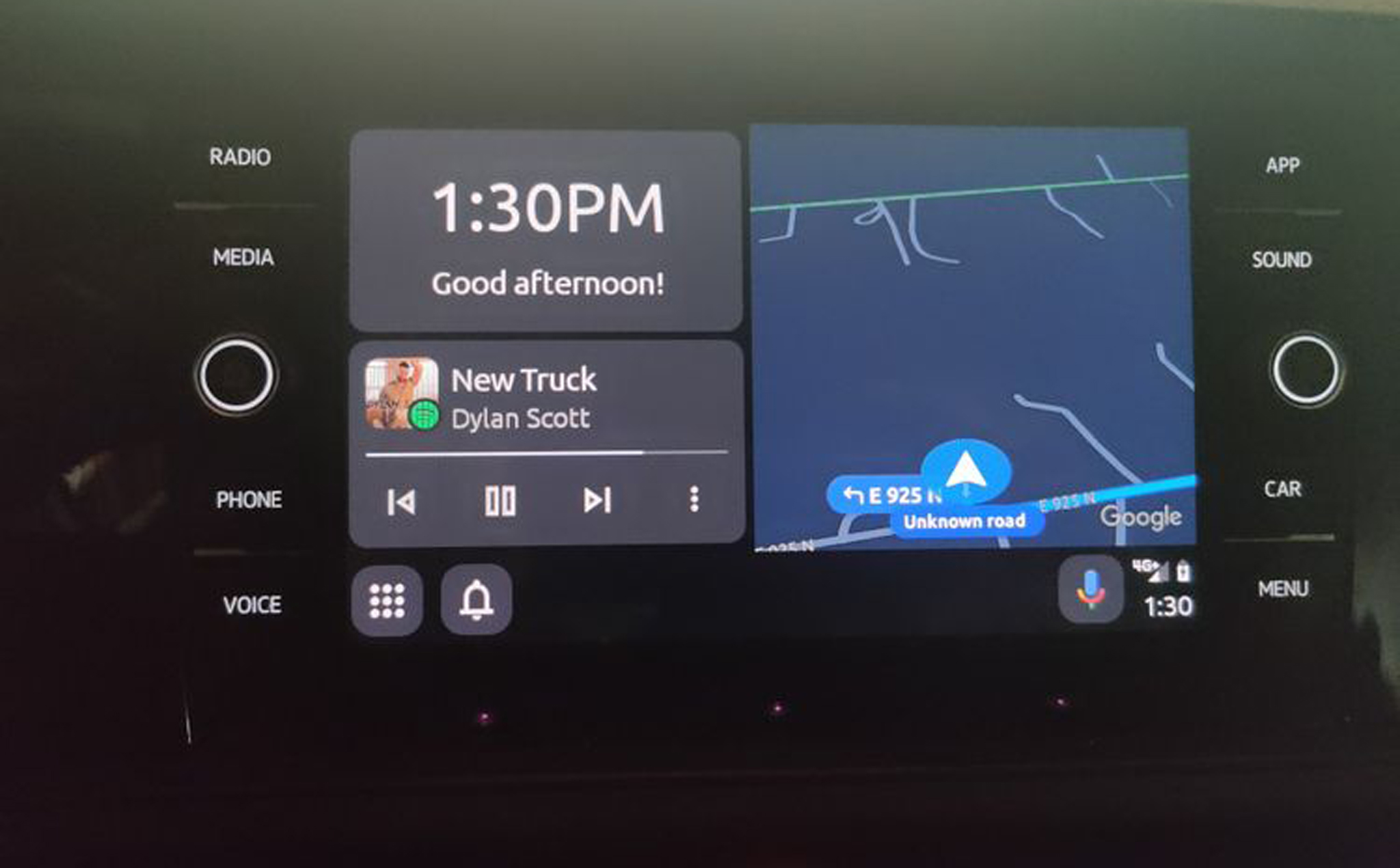 Lộ giao diện mới của Android Auto: khá giống Apple CarPlay?