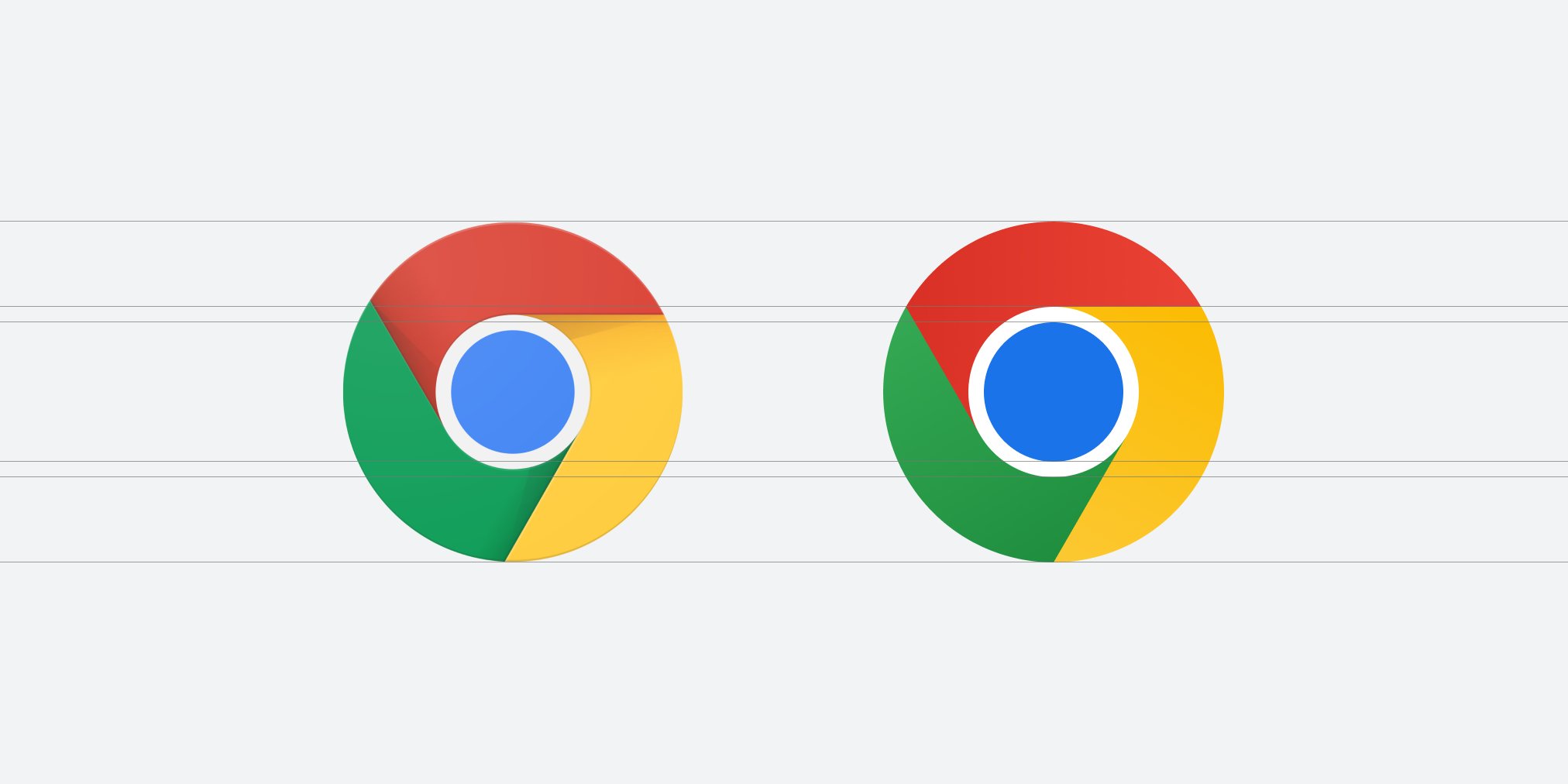 Đố bạn biết icon Chrome mới khác icon cũ chỗ nào
