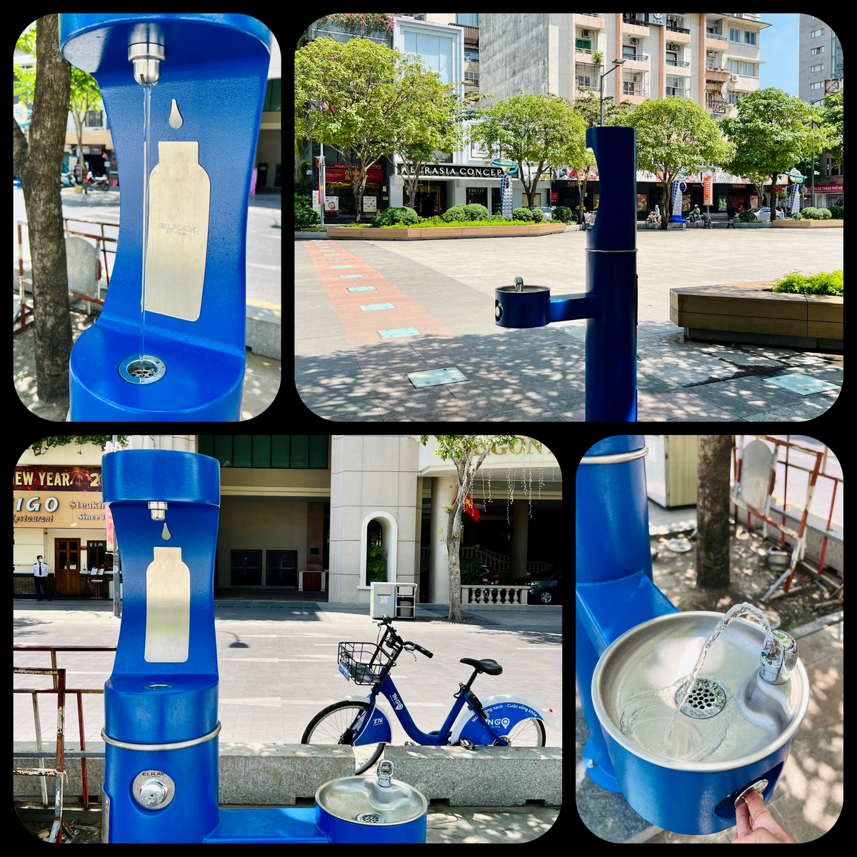 Review Cây uống nước công cộng tại trung tâm Sài Gòn