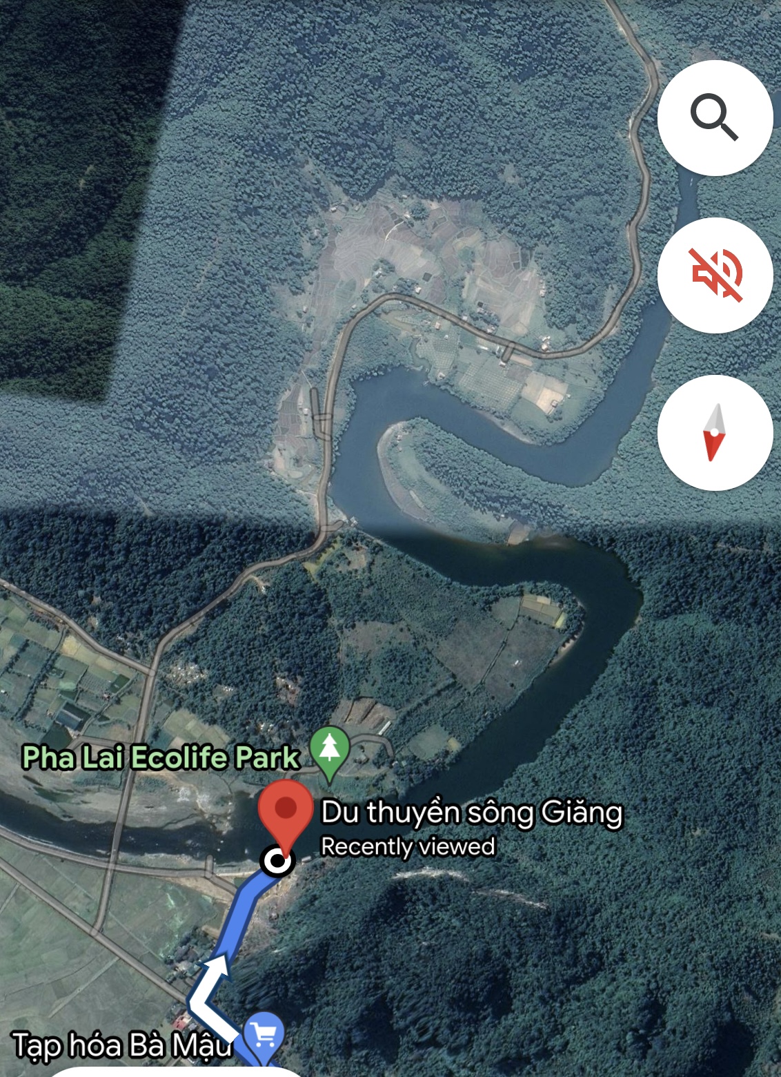 Giang river in Google map.jpg