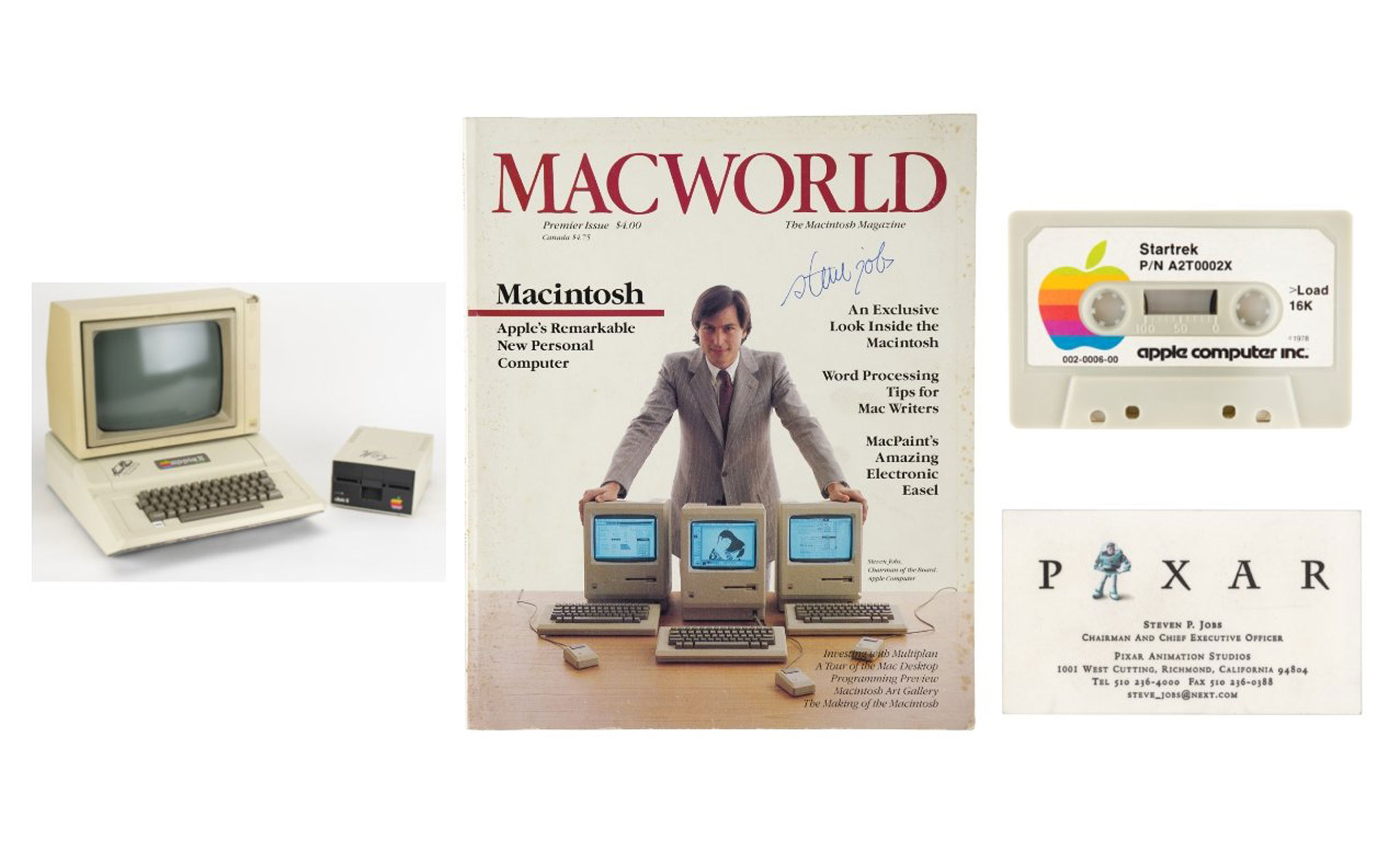 Các kỷ vật, chữ ký Steve Jobs, chứng chỉ cổ phiếu và những món đồ xưa cổ của Apple đang được đấu giá