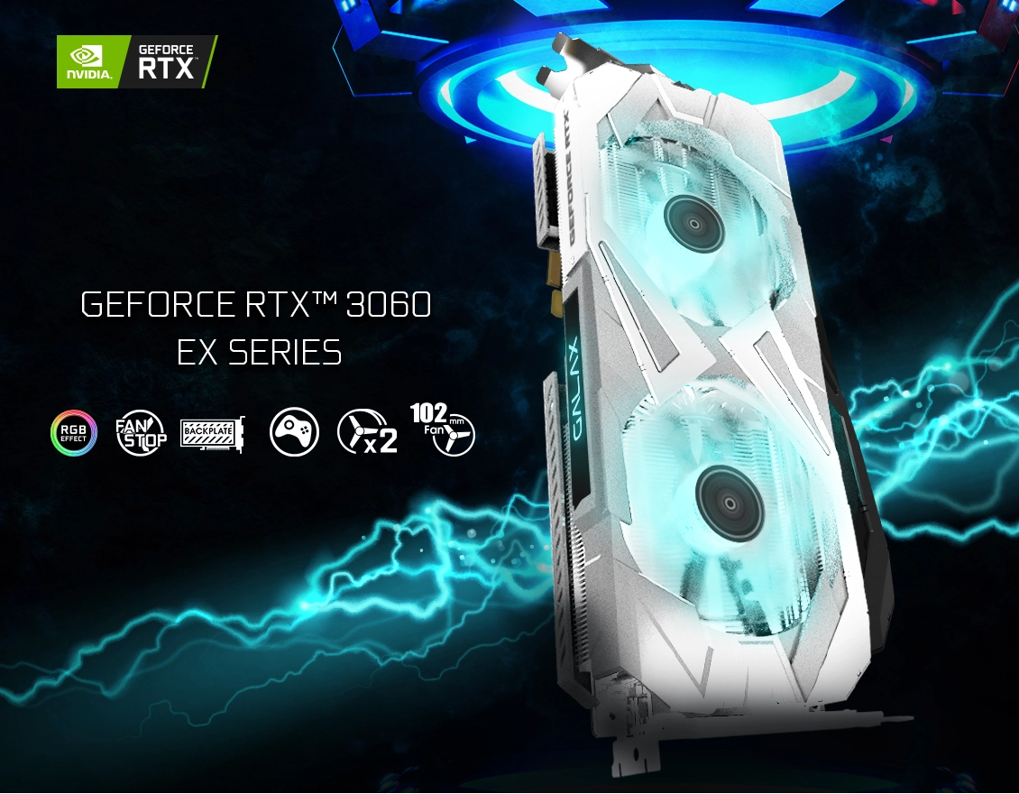 Đánh giá VGA GALAX GeForce RTX 3060 EX White (1-Click OC)
