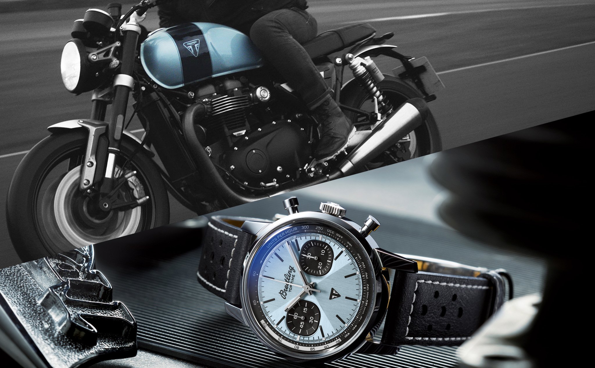 Breitling & Triumph hợp tác ra mắt bộ đôi đồng hồ và mô tô số lượng hạn chế, chỉ có 270 bộ