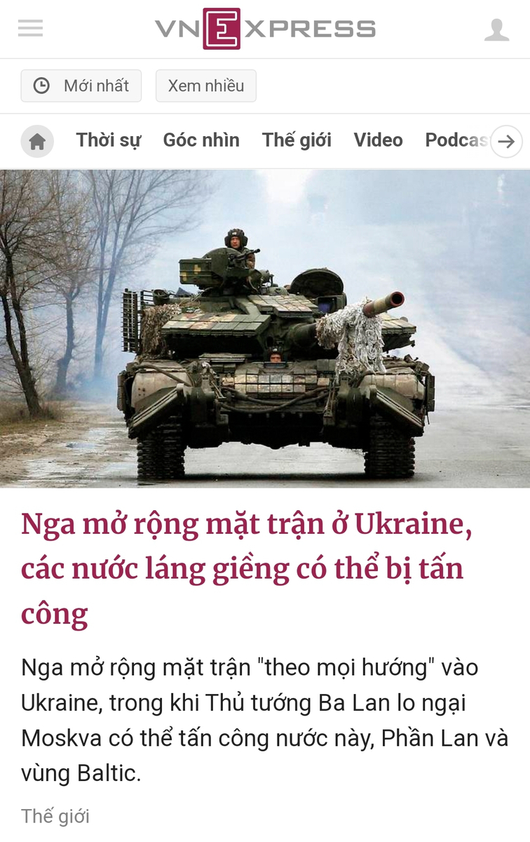 Có khi nào WW3 ko ta ..chơi mạnh vậy