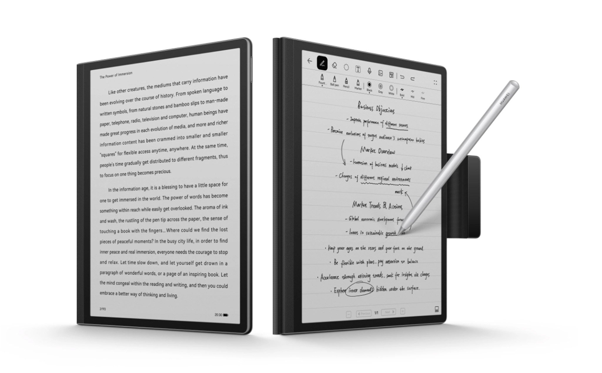 HUAWEI ra mắt MatePad Paper: tablet màn hình E-Ink, tập trung vào ghi chép, pin sử dụng đến 6 ngày