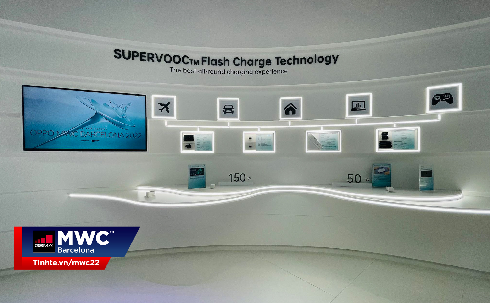 #MWC22: OPPO giới thiệu công nghệ sạc siêu nhanh SUPERVOOC 150W và 240W