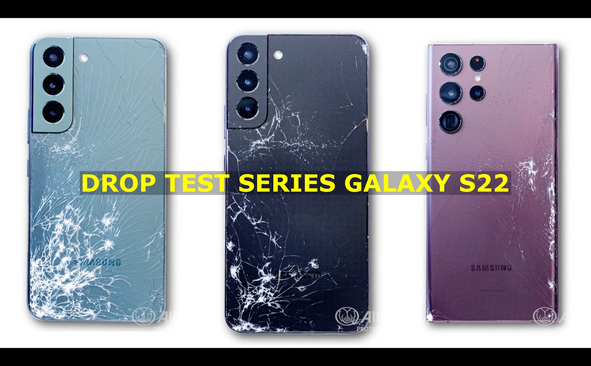 Drop test: Dòng Galaxy S22 dễ rơi vỡ và dễ hư hỏng hơn dòng iPhone 13