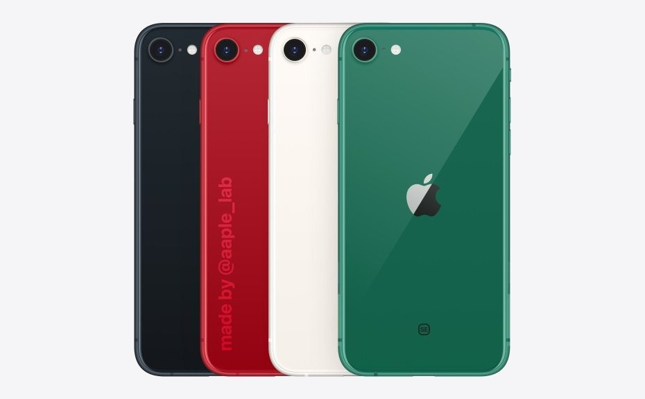 Hình render iPhone SE 3: có màu xanh lá cây mới?