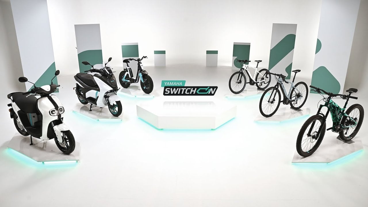Yamaha giới thiệu thiết kế 6 chiếc scooter và xe đạp điện, trông rất tươi tắn