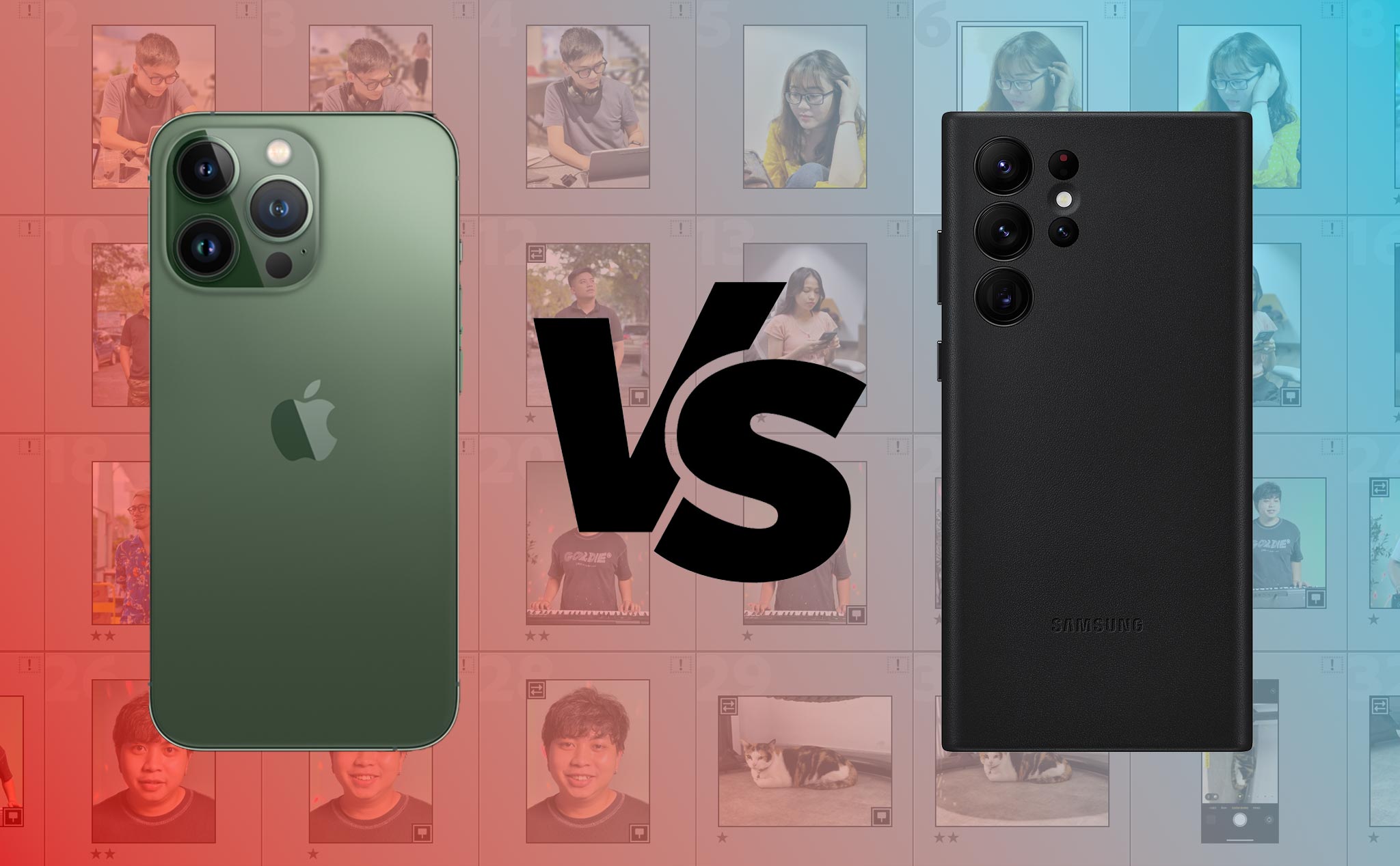 S22 Ultra vs iPhone 13 Pro: so sánh camera chân dung