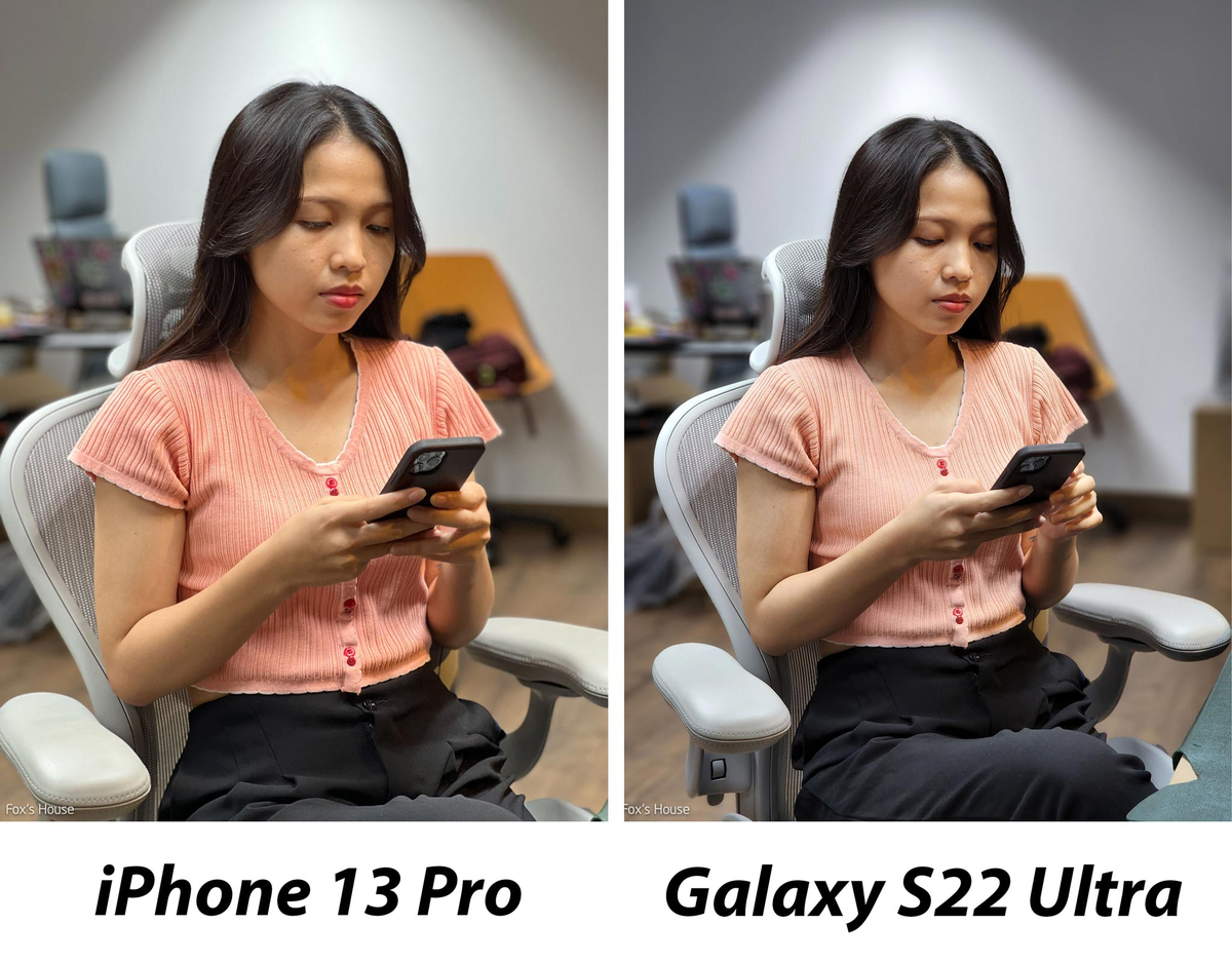 Camera Galaxy S22 Ultra vs iPhone 13 Pro