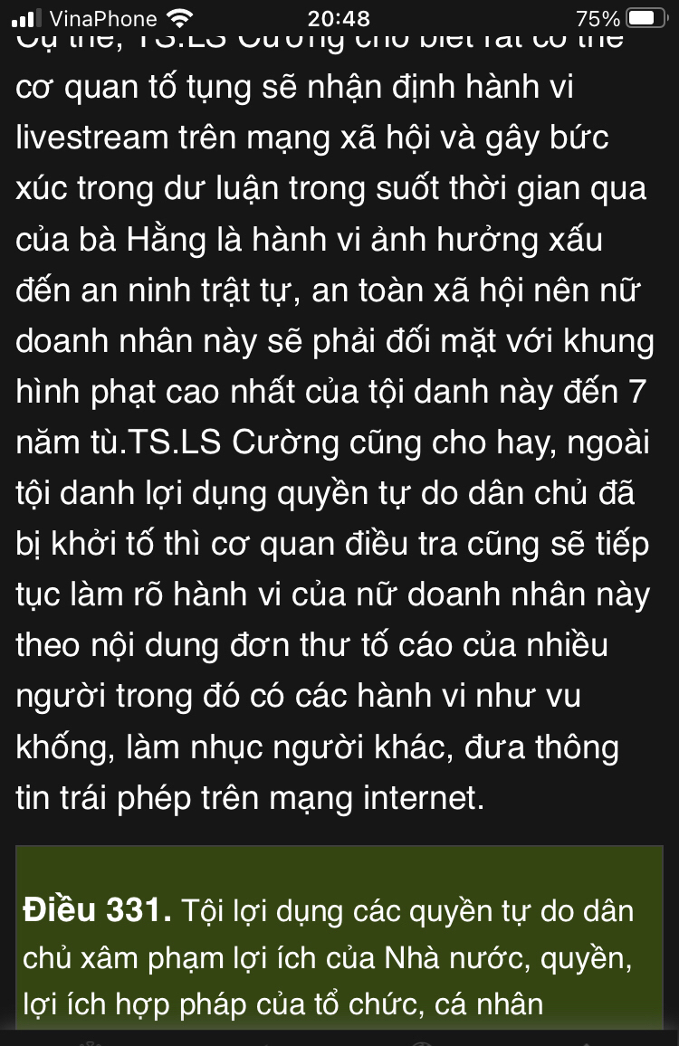 Chấm hết.