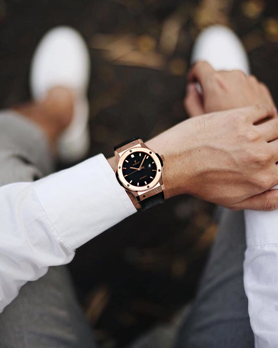 Một ngày đẹp trời với chiếc Hublot King gold #dongho