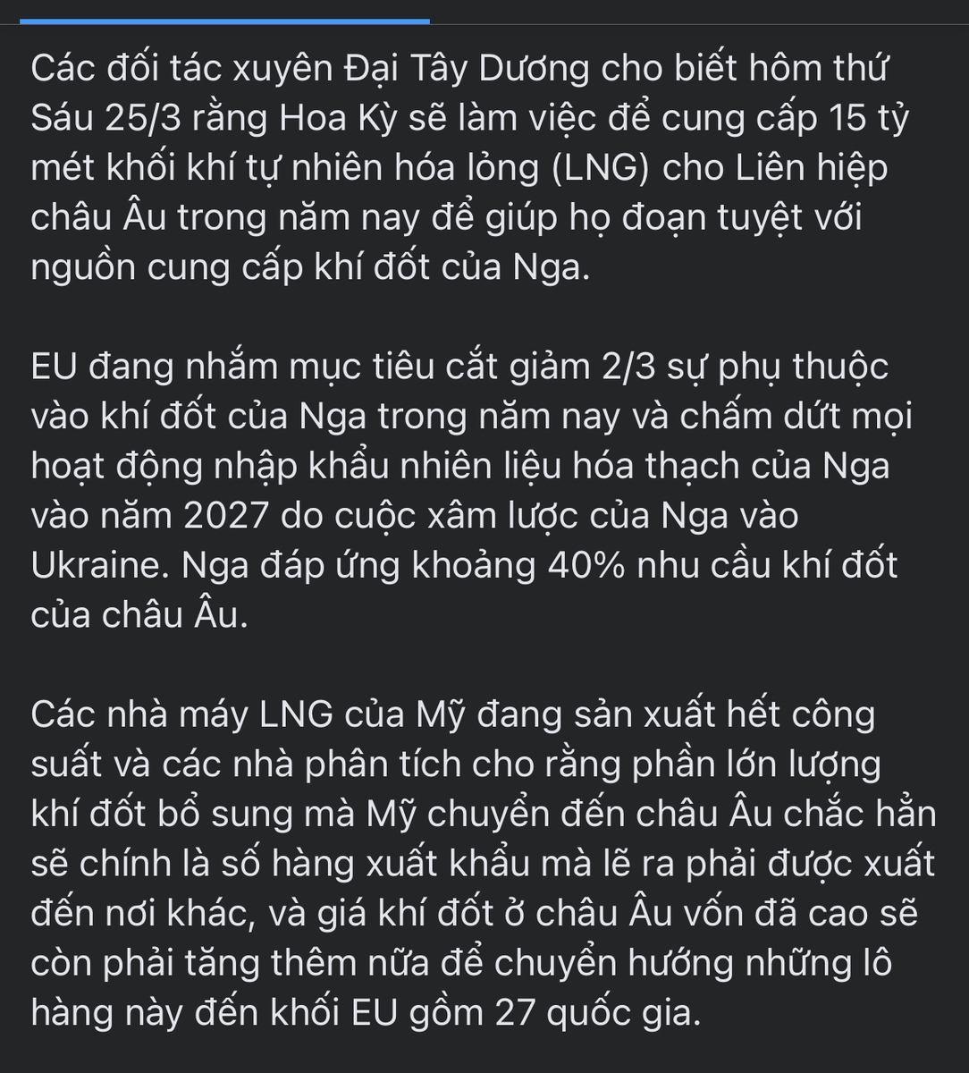 Nga Ngố đang làm giàu cho Mỹ dồi. Áhihi ýhaha