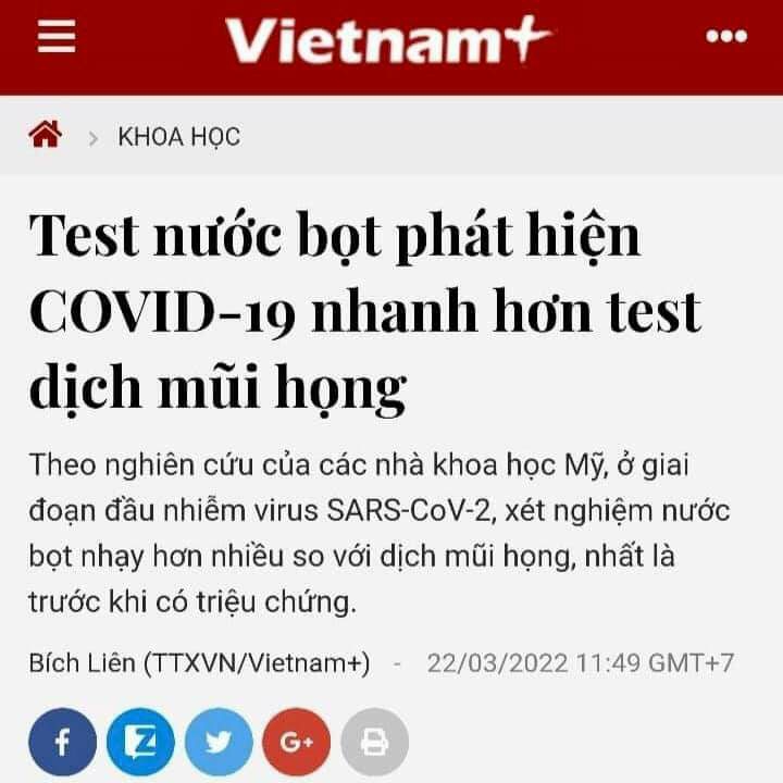 Sau khi hàng tỉ lỗ mũi bị chọc ngoáy tan nát thì các chuyên gia phát hiện ra quẹt nước bọt cho kết