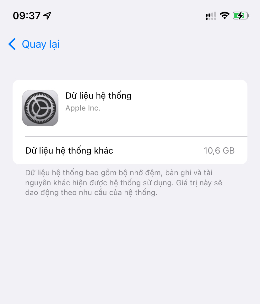 Cho mình hỏi. Ios 15.4 bộ nhớ khác lên tới 10Gb lận. Có cách gì xoá không ạ.