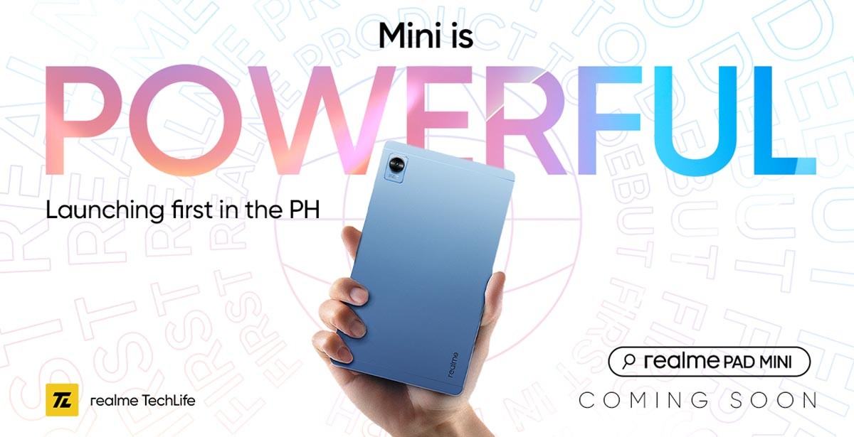 Lộ hình ảnh realme Pad Mini, ra mắt đầu tiên tại Philippines?