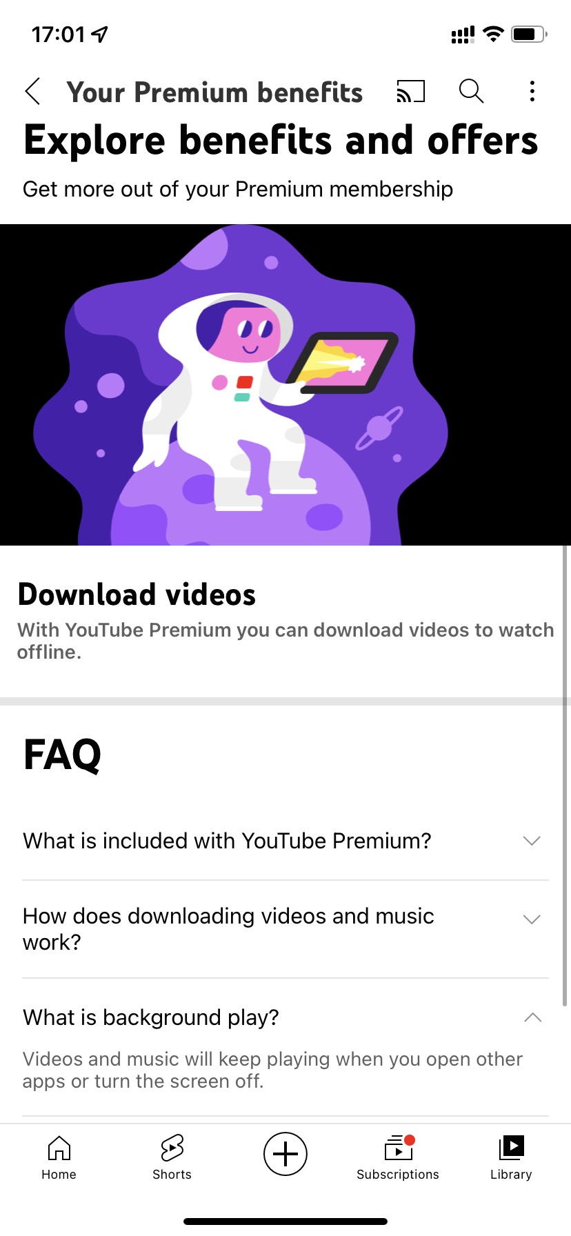 Với YouTube Premium, bạn sẽ được tận hưởng những tính năng hấp dẫn nhất của đám mây nền tảng YouTube. Tận hưởng chất lượng video và âm thanh cao cấp, xem các nội dung không quảng cáo và sử dụng tính năng tải video và phát nền đa nhiệm. Đừng bỏ lỡ cơ hội đặc biệt này để trải nghiệm YouTube Premium ngay hôm nay!