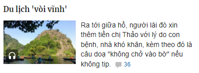 Du lịch "vòi vĩnh".