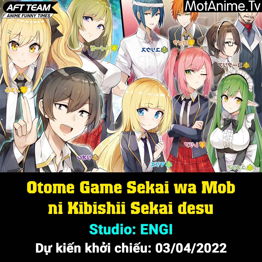 Anime Thế Giới Otomegame Thật Khắc Nghiệt Với Nhân Vật Quần Chúng lên sóng  hôm nay