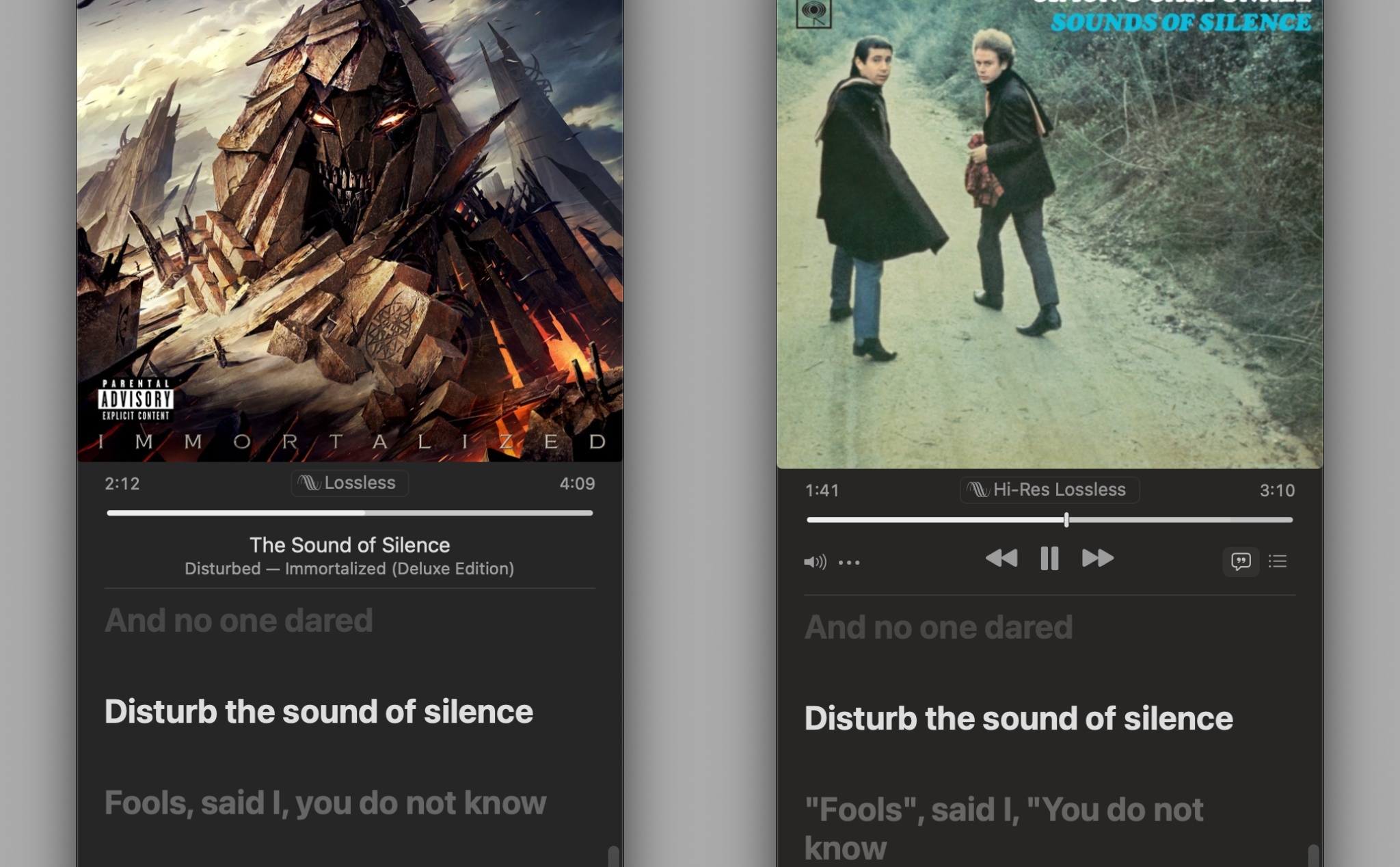 The Sound Of Silence: anh em thích bản thu nào?