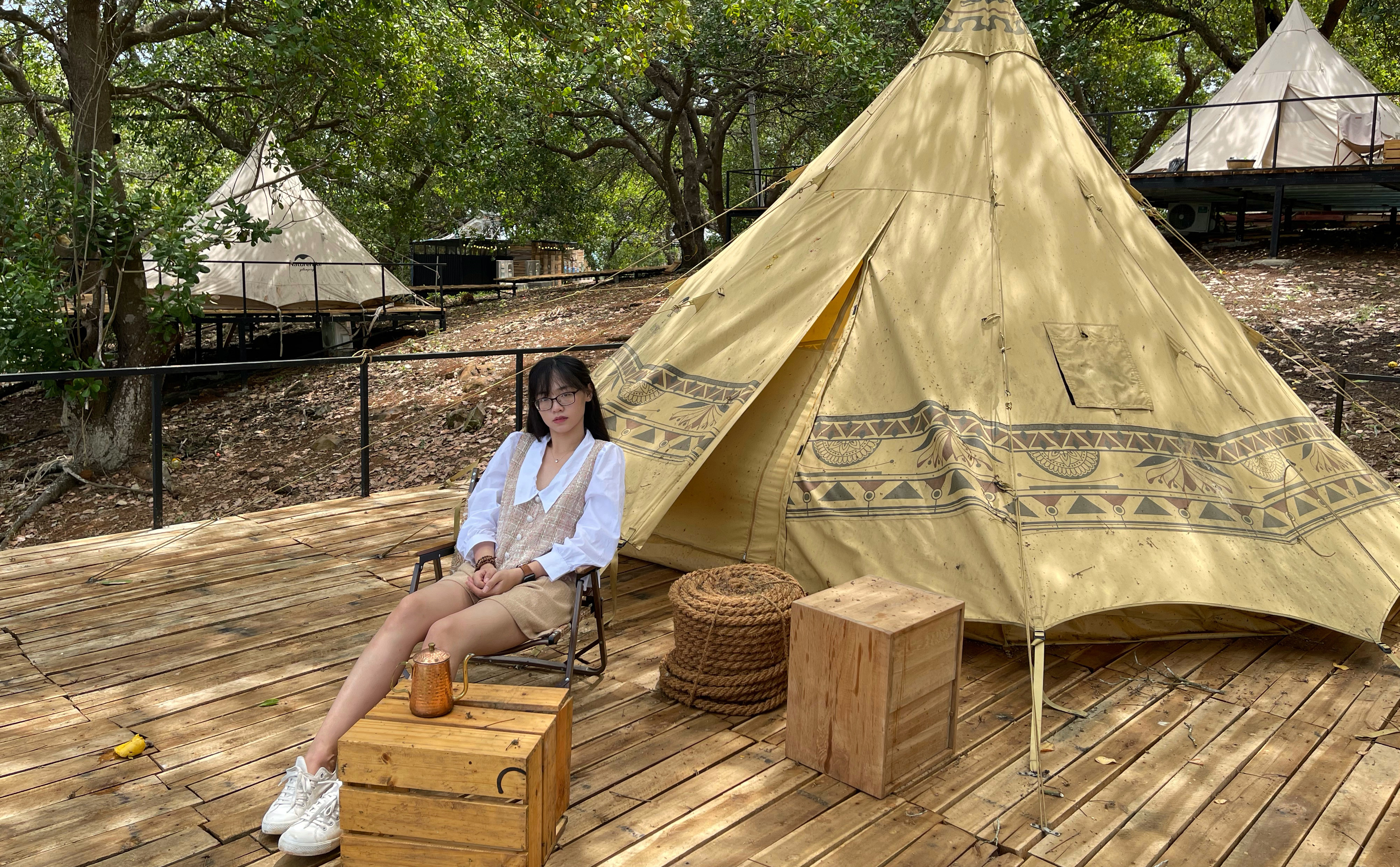 Cắm trại “cao cấp” Hồ Trị An: mọi thứ đã được chuẩn bị hết, phù hợp