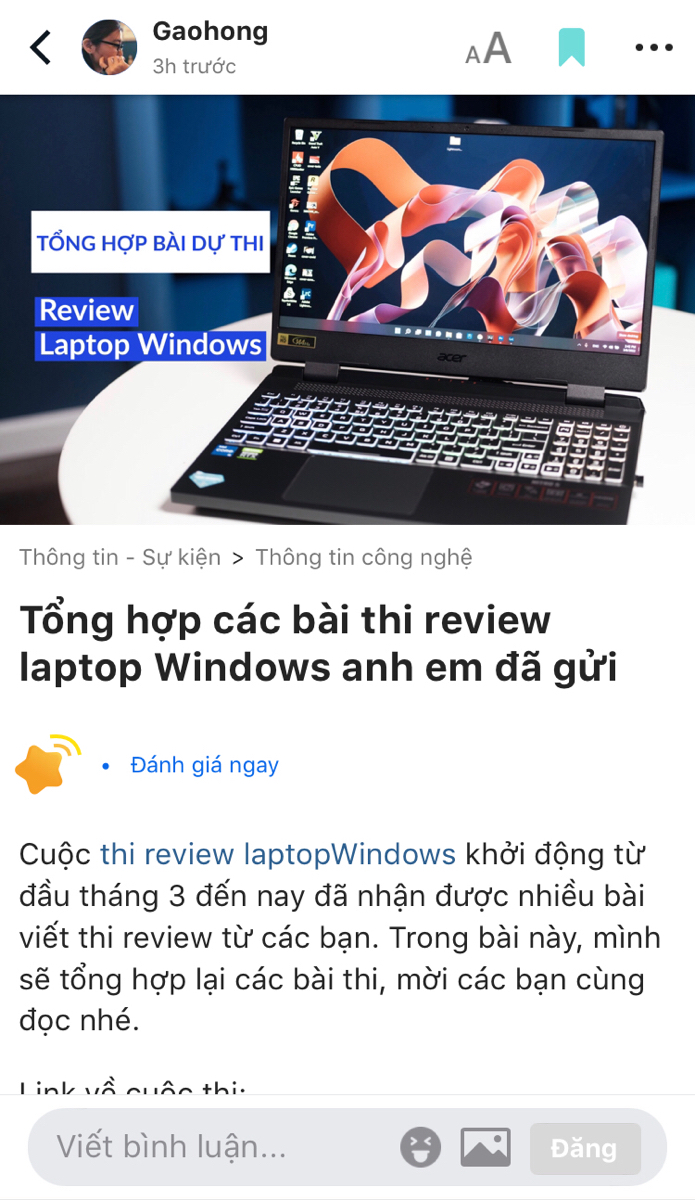 Review Laptop Asus