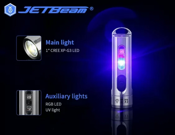 Đây là bản JetBeam EDC vỏ bằng thép ko rỉ cứng chắc hơn nhiều. Giá tầm 500k.