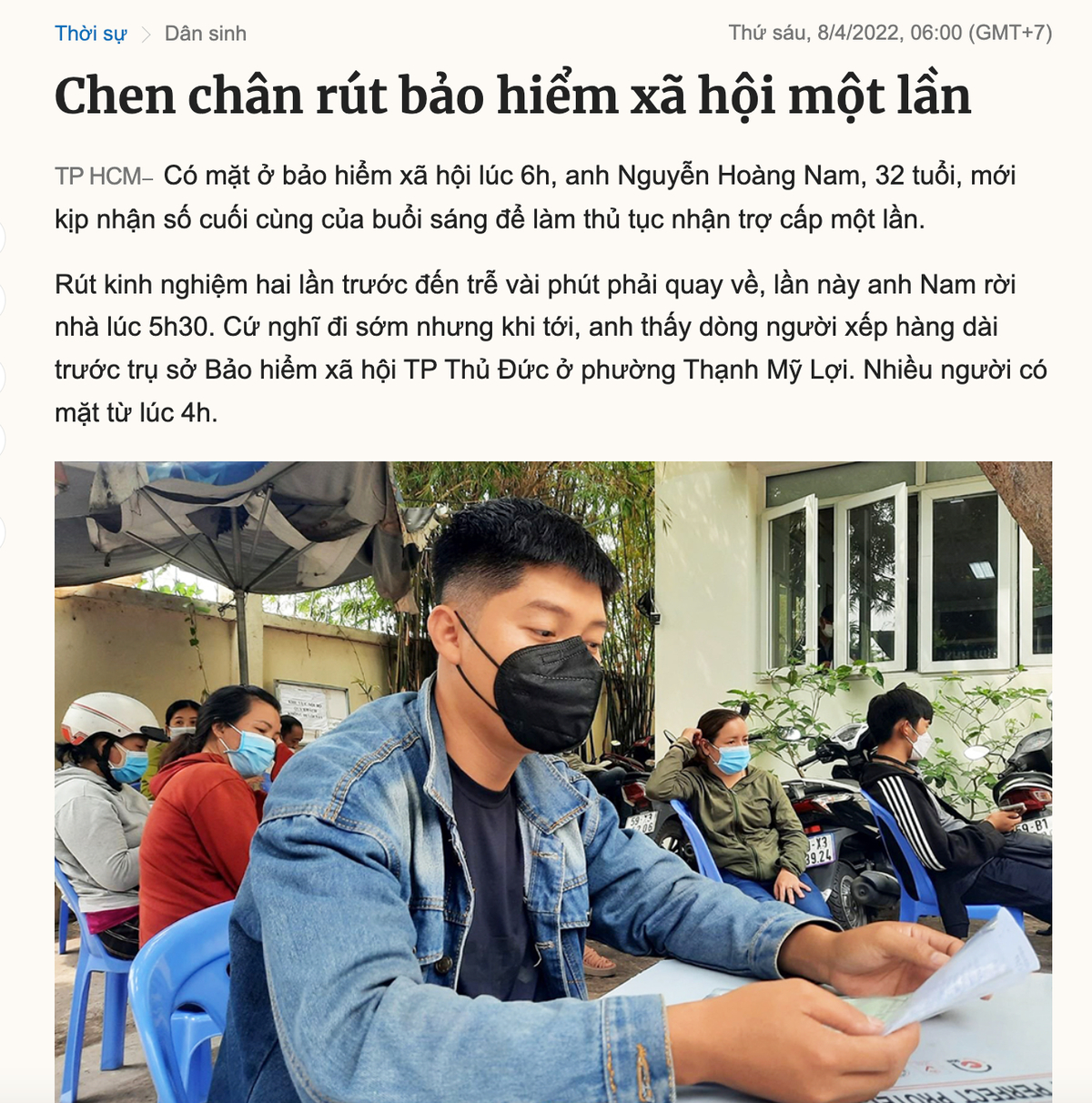 Chen chân rút bảo hiểm xã hội một lần