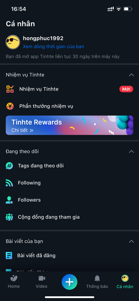 Show số ngày mở tinh tế app của bạn đi