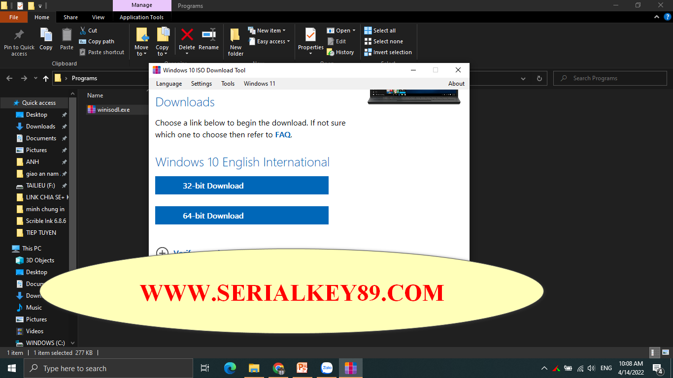 Download Windows 10 ISO Download Tool 1.2.1.13 công cụ download file iso nhanh [14/4/2022]