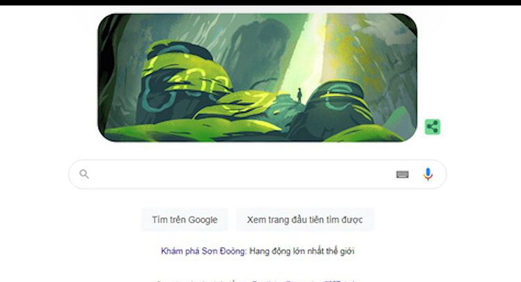 Google tôn vinh hang Son Doong