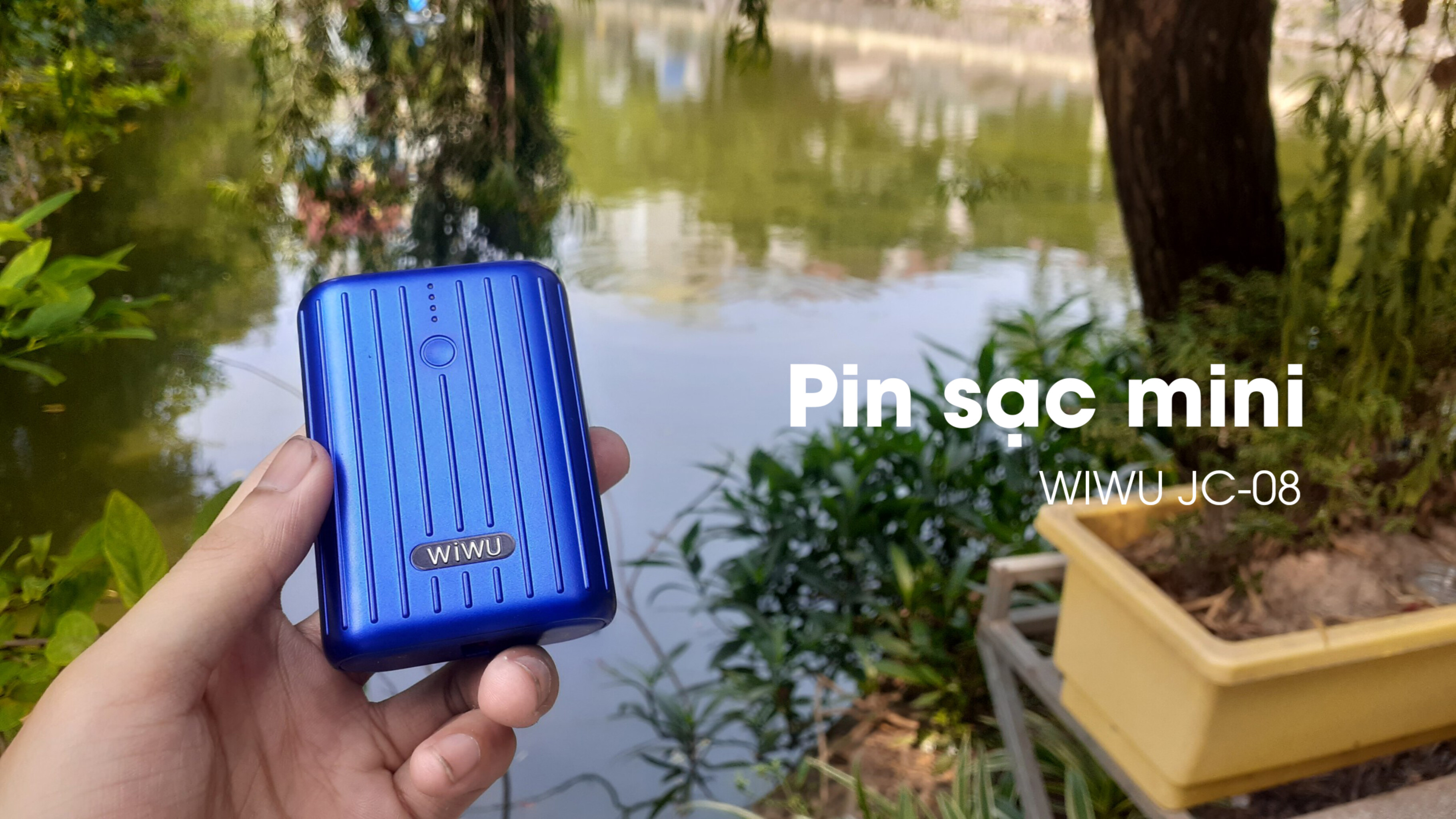 Trên tay pin sạc mini “thẻ atm” Wiwu JC-08 10000mAh