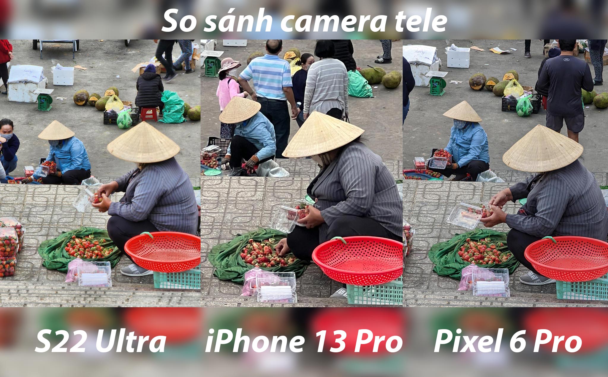 S22 Ultra - iPhone 13 Pro - Pixel 6 Pro: Kết quả game và nhận xét camera tele của 3 máy