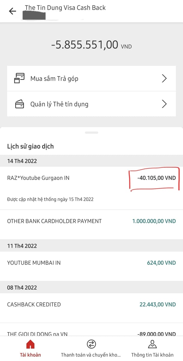 40k YouTube premium 1 tháng cho ông bà nghe nhạc vàng trên tivi cũng ok