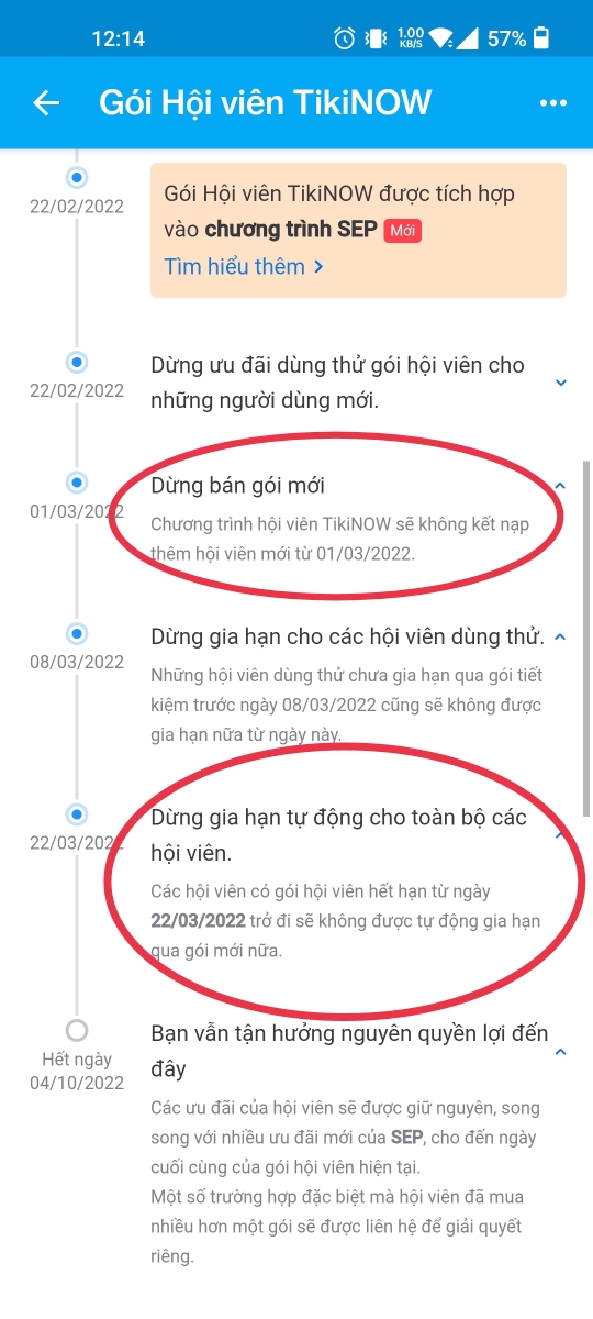 TikiNow dừng bán gói hội viên là sao các bác?