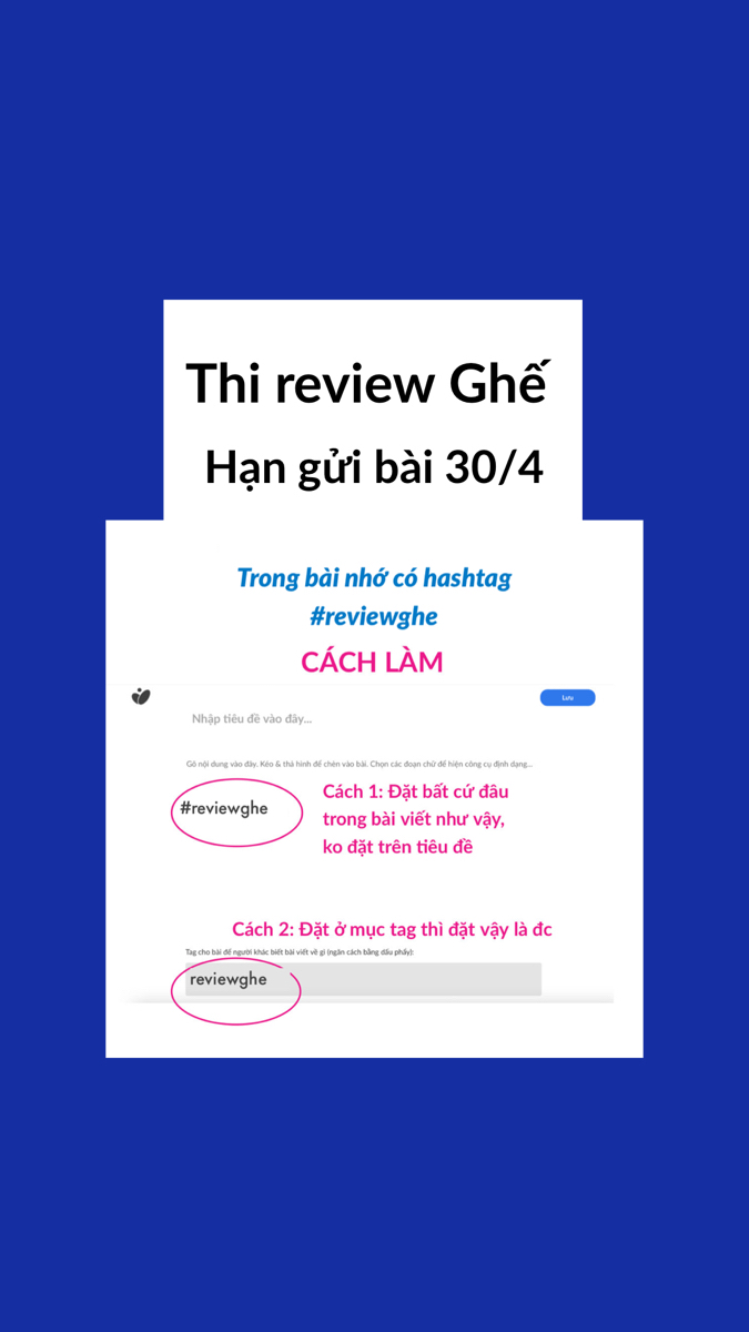 Cuối tuần có thời gian, mời anh em viết bài nhé