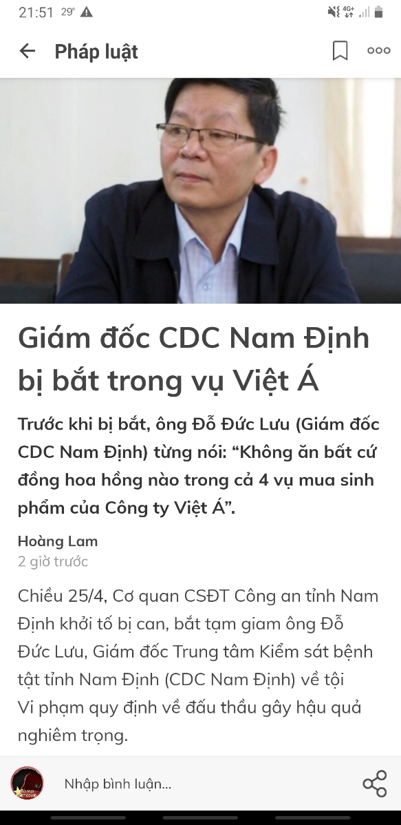 Không ăn bất cứ đồng nào mà sao giờ lại bị bắt vậy.