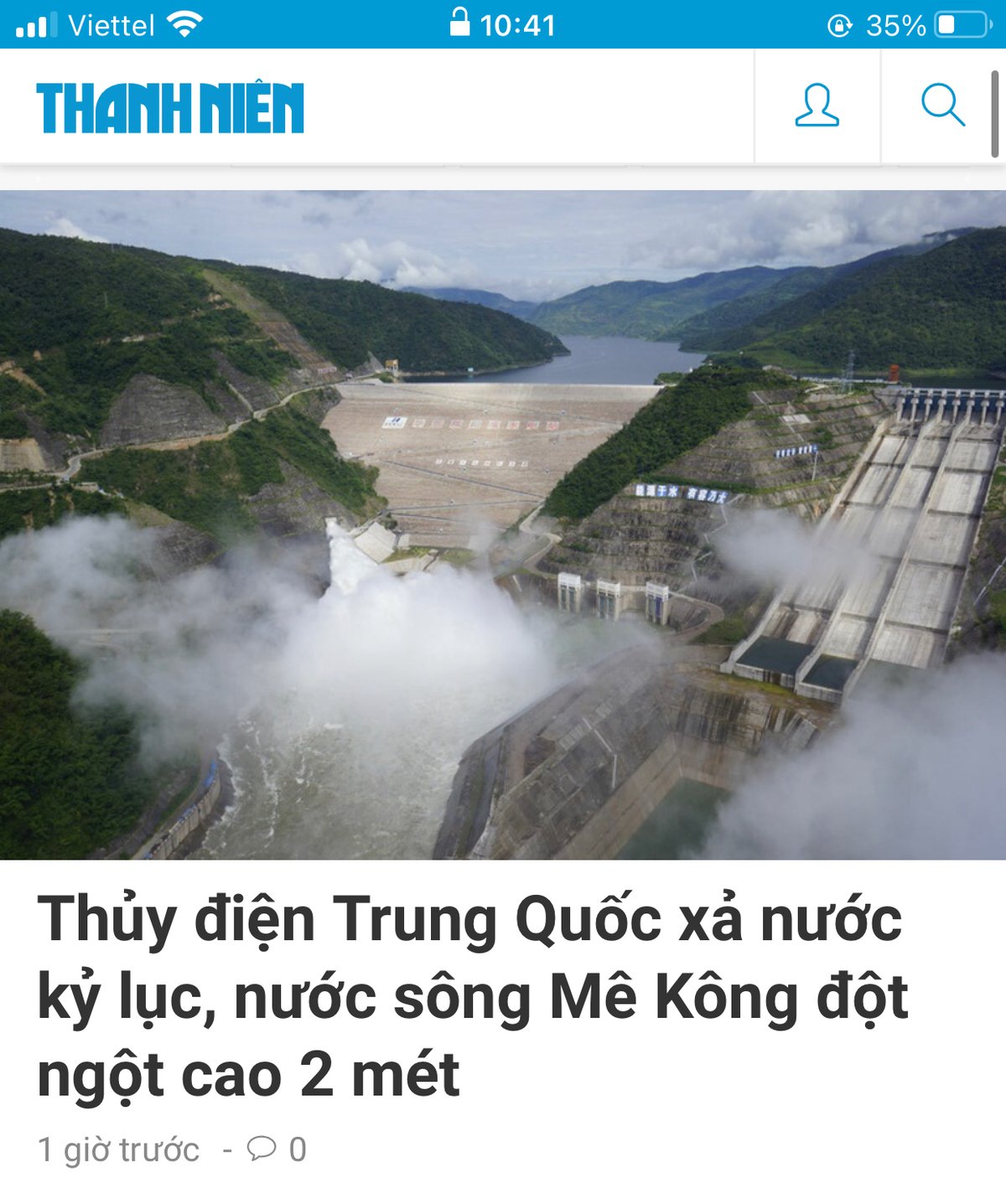 Đang mùa khô mà nó xã lũ... trung quốc thâm độc !