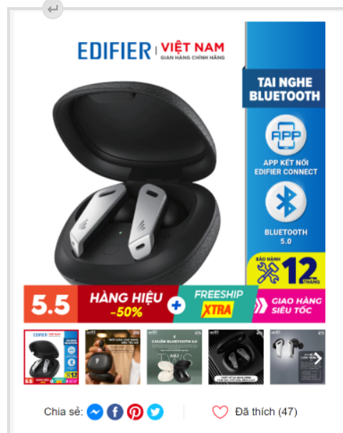Review Review tai nghe Bluetooth 5.0 EDIFIER TWS NB2, thất vọng từ chất lượng