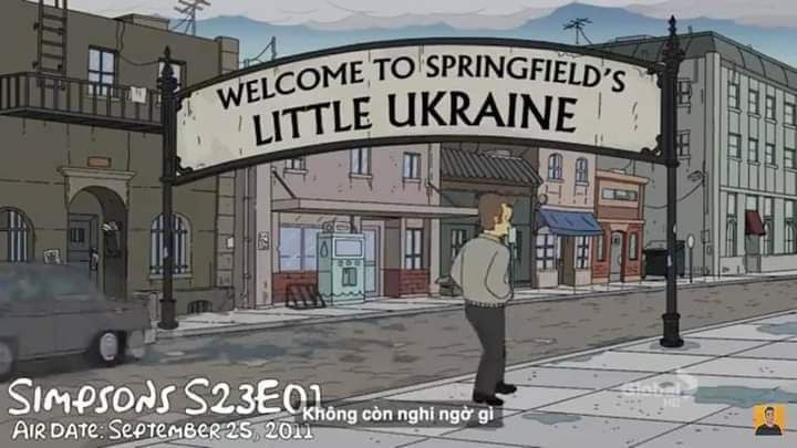 Từ hơn 10 năm trước, series Simpsons đã dự đoán được sự xuất hiện của Little Ukraine trên đất Mỹ....