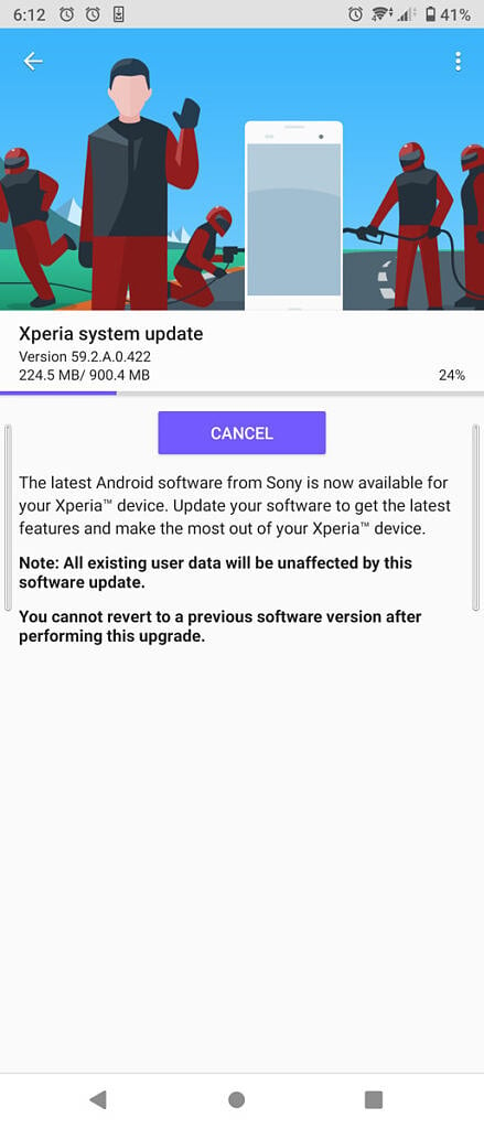 Xperia 10 II cũng đã có Android 12