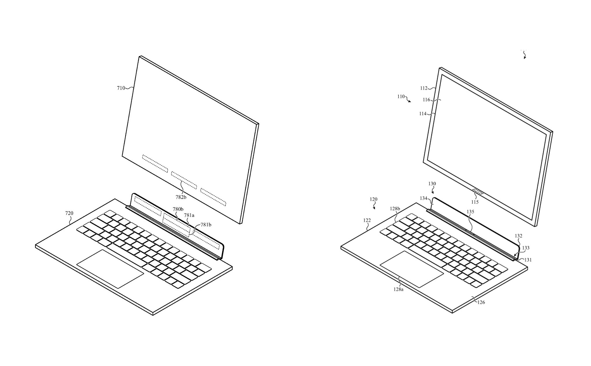 Bằng sáng chế bàn phím rời mới của Apple được lấy cảm hứng từ dòng laptop Surface?