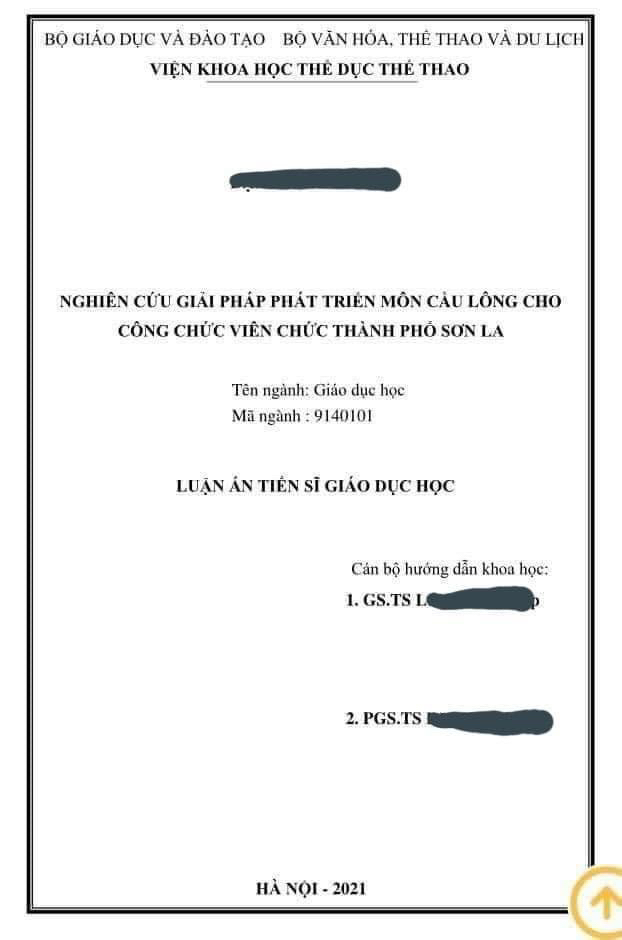 Toàn giáo sư tiến sĩ hướng dẫn những đề tài này thì VN sắp phổ cập tiến sĩ rồi