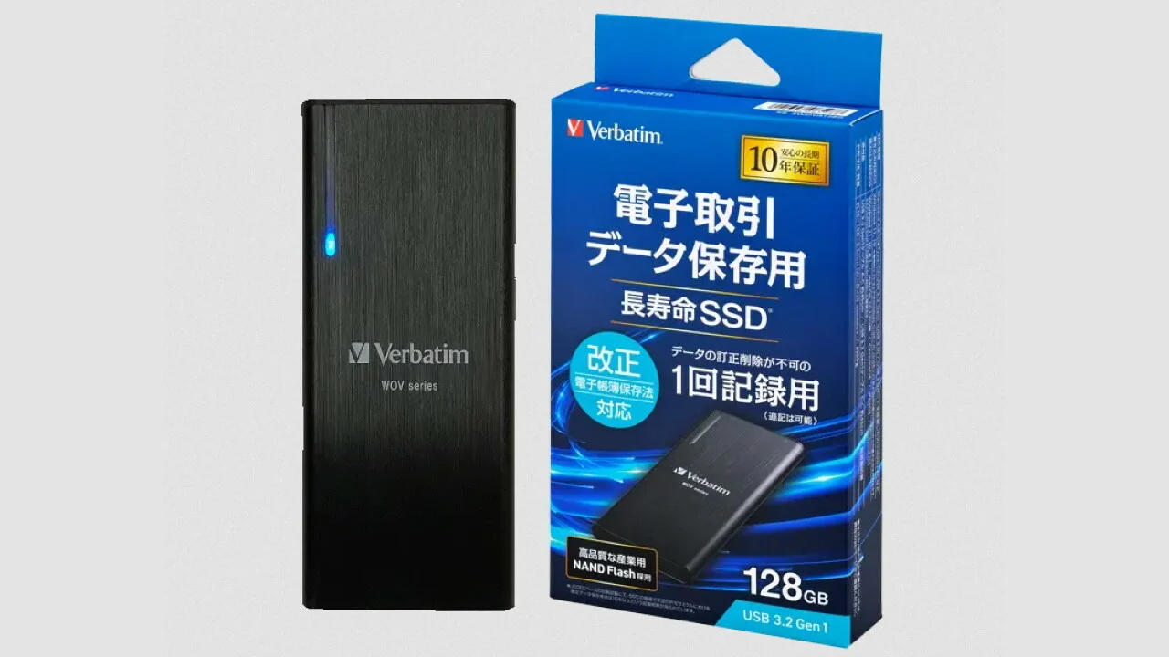 Verbatim SWOVA128G - “Đĩa CD-R” dưới dạng SSD, dung lượng 128 GB