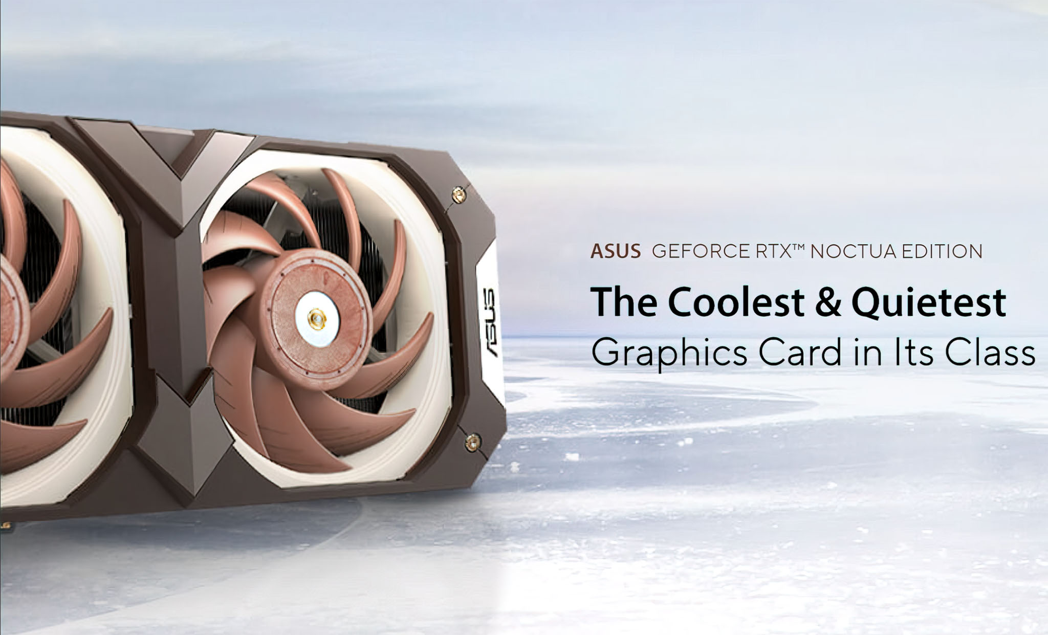 Asus và Noctua chuẩn bị ra mắt tiếp chiếc RTX 3080, tông màu chocolate không lẫn vào đâu được