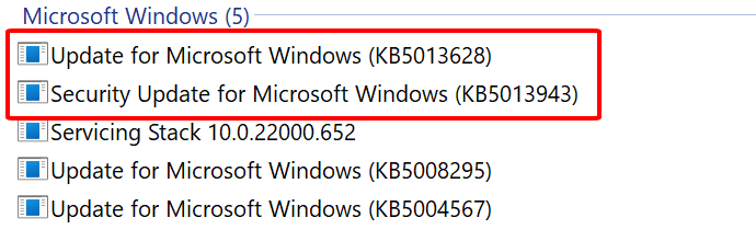 Một trong 2 bản cập nhật này trên windows 11 gây lỗi không chạy được một số phần mềm cho các máy...