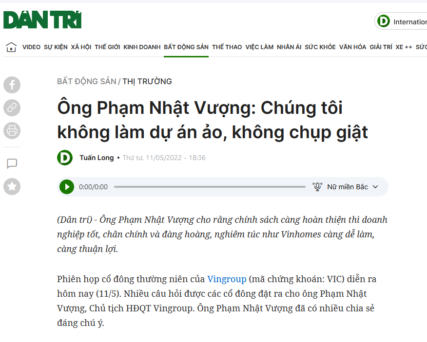 Vin làm thật, không giống ông cố tổ tự phong ngành mạc fone. Haiz...chừng nào lớn đây ông cố tổ