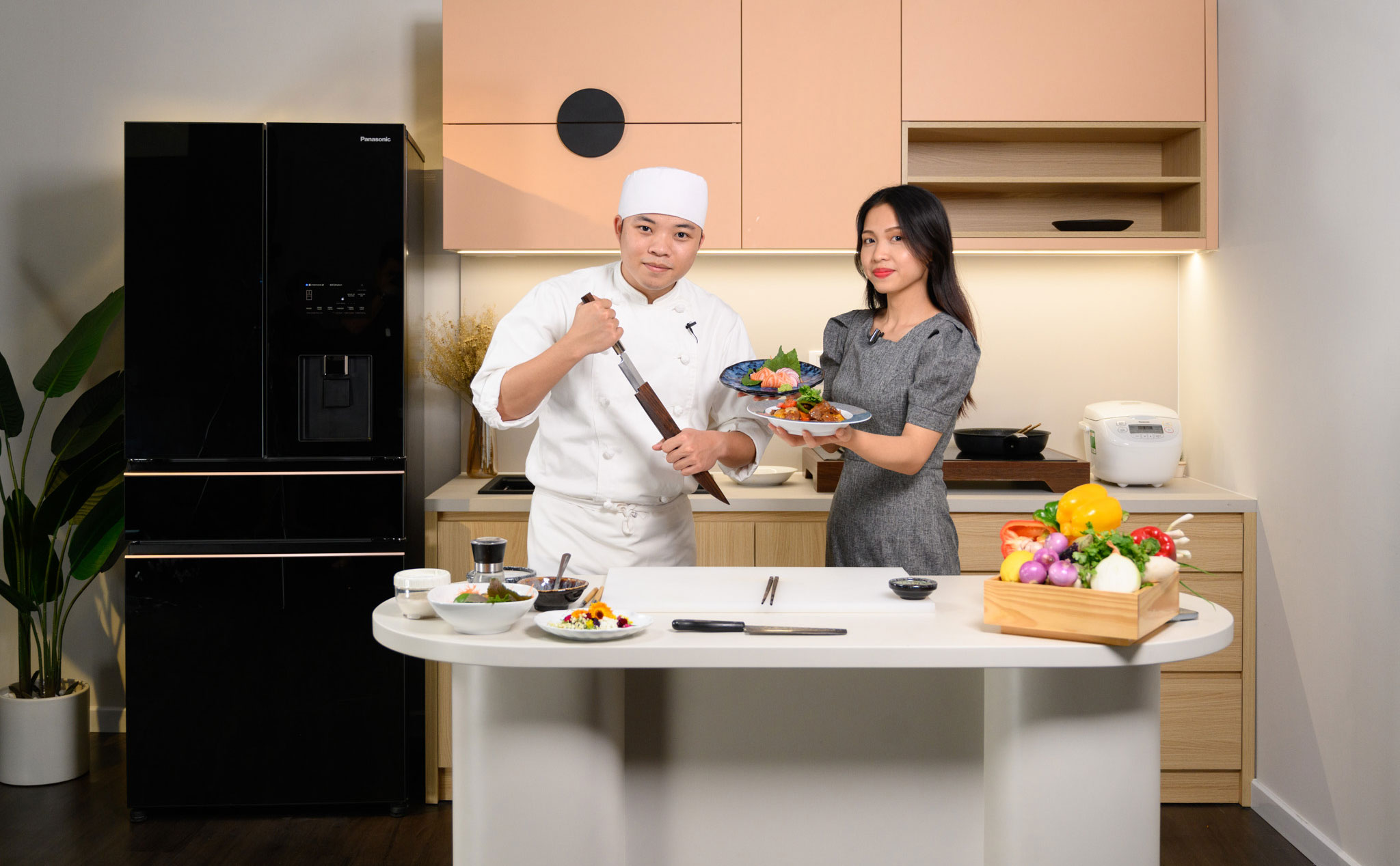 Cùng vào bếp với Chef Hoshi Phan trải nghiệm tủ lạnh PRIME+ EDITION NR-YW590YMMV