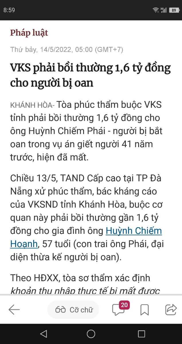 Đúng sai không cần biết, chỉ cần biết 1.6 tỷ kia từ đâu để bồi thường thôi